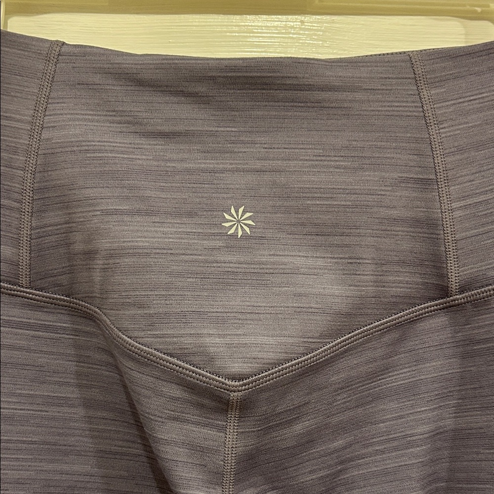 Athleta Space Dye Lavender Elation 7/8 Leggings, Small